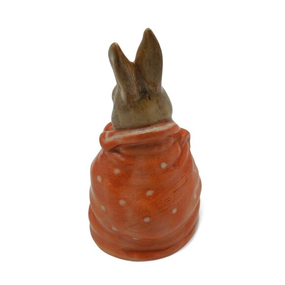 BEATRIX POTTER Poorly Peter Rabbit 1976 Beswick England Vintage Signed Figurine - Picture 9 of 10